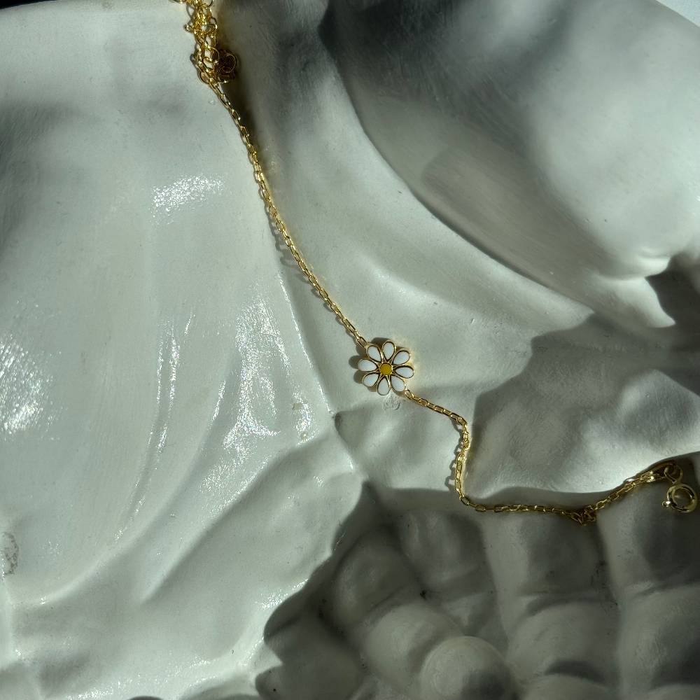 Kardelen MINIMAL DAISY ARMKETTE - 925 SILBER