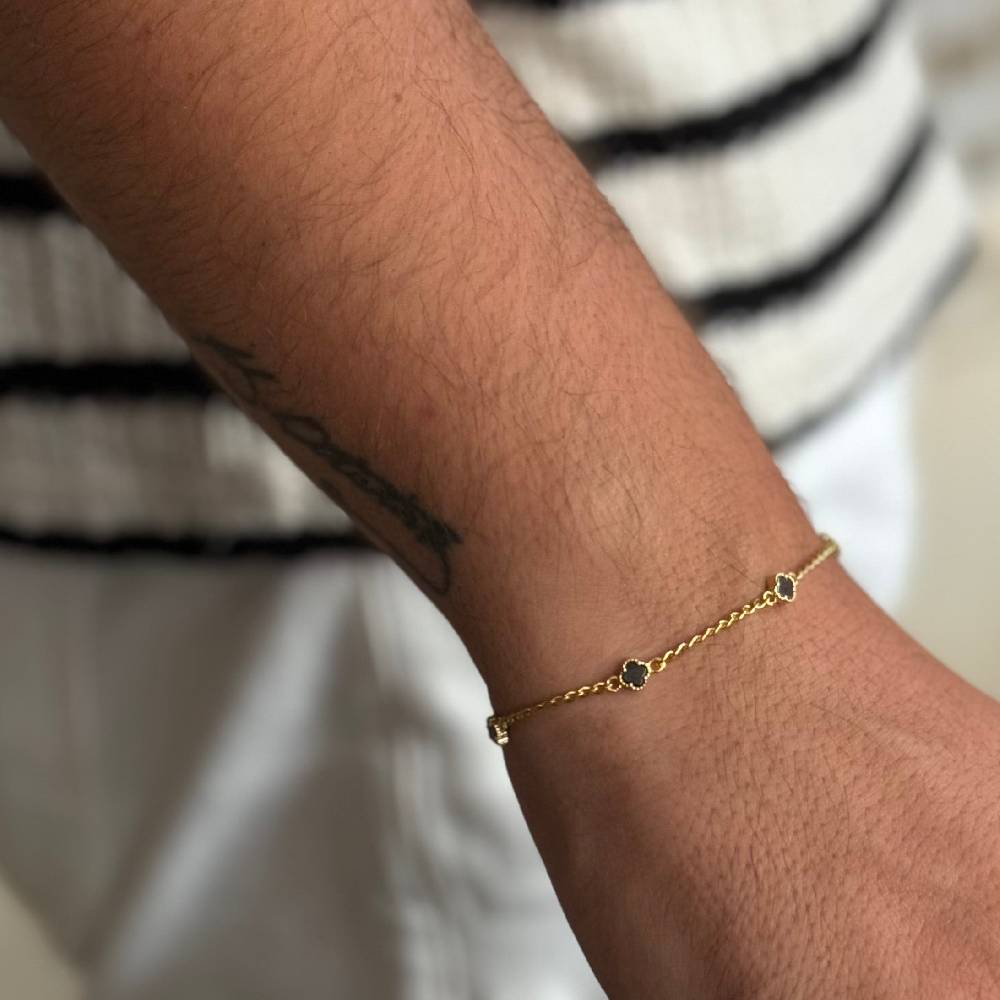 Kardelen MINIMAL KLEE GOURMET ARMKETTE - 925 SILBER