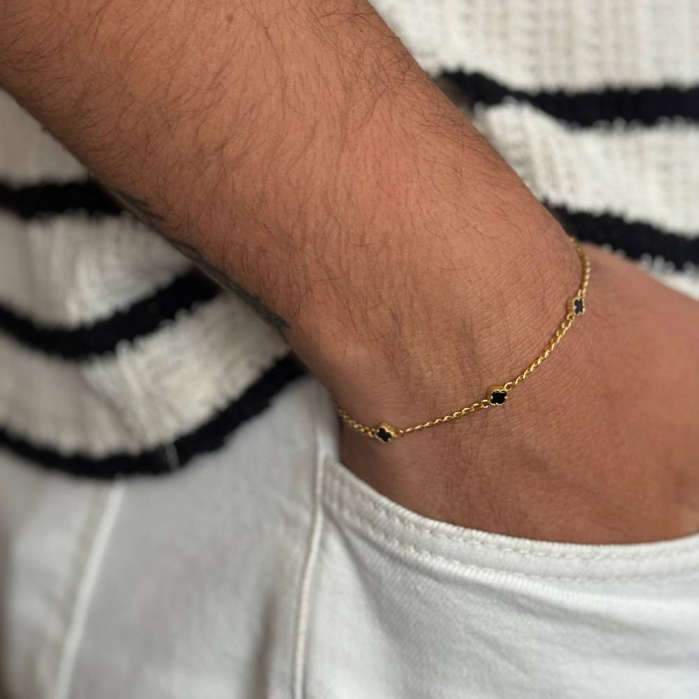 Kardelen MINIMAL KLEE GOURMET ARMKETTE - 925 SILBER