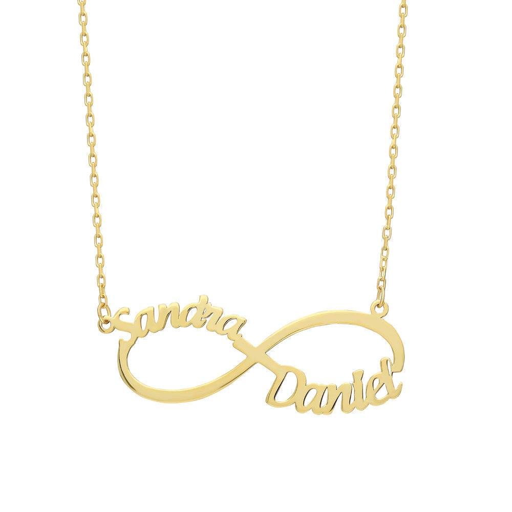 Kardelen Namenskette Infinity - 925 SILBER