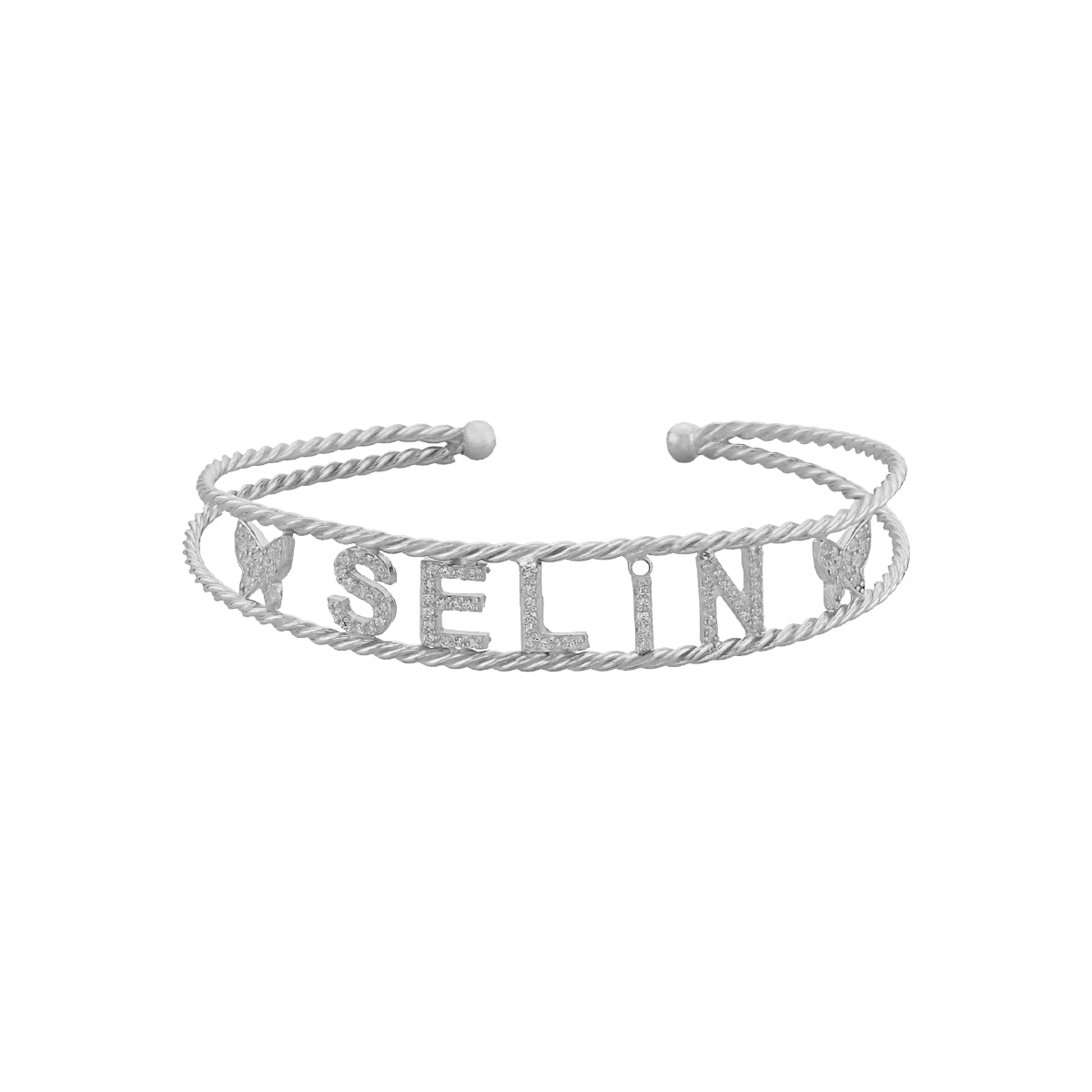 Kardelen Naome Armband Mit Wunschname - 925 SILBER