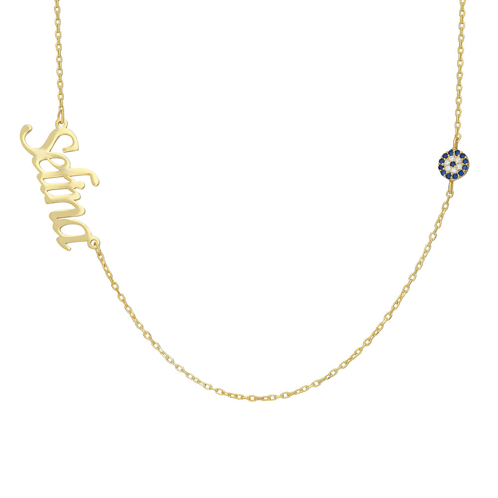 Kardelen Nazar x Namenskette - 925 SILBER