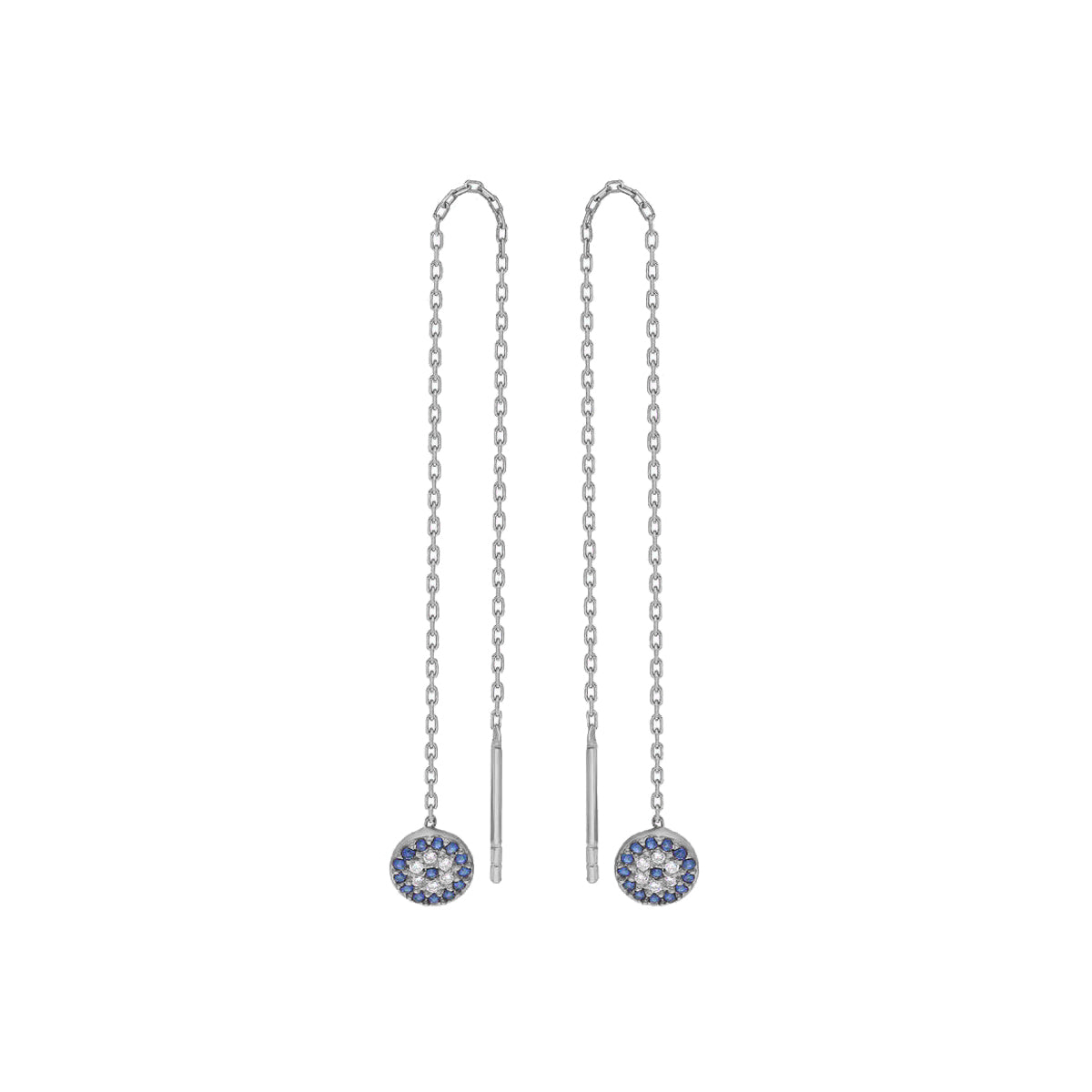 Kardelen Nazar Zirkonia Hängend Ohrring - 925 SILBER