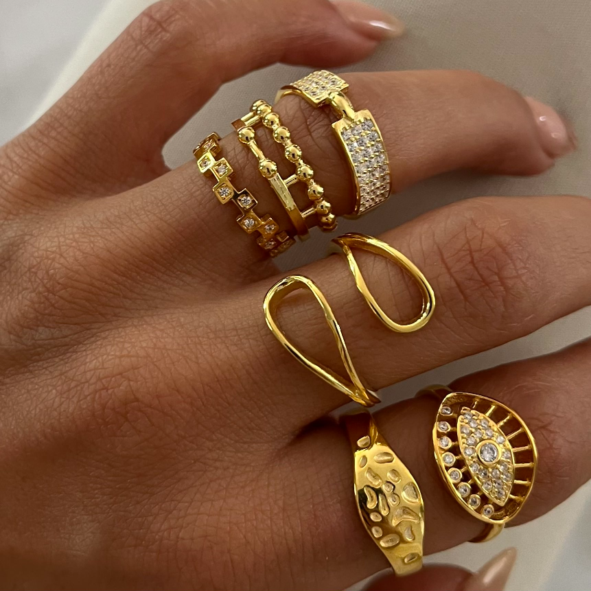 Kardelen Nora Ring - 925 SILBER