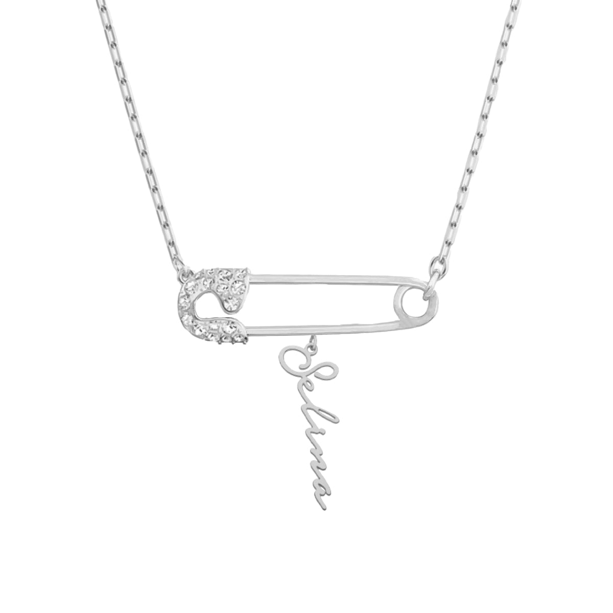 Kardelen Pin Signatur Namenskette - 925 SILBER