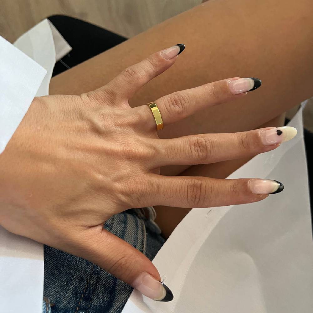 Kardelen Polygonal Ring - 925 SILBER