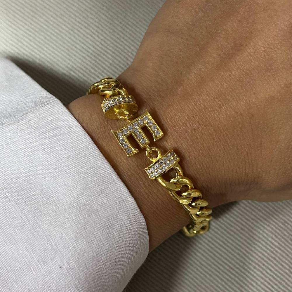 Kardelen Rio Zirkonia Buchstabe - 925 SILBER