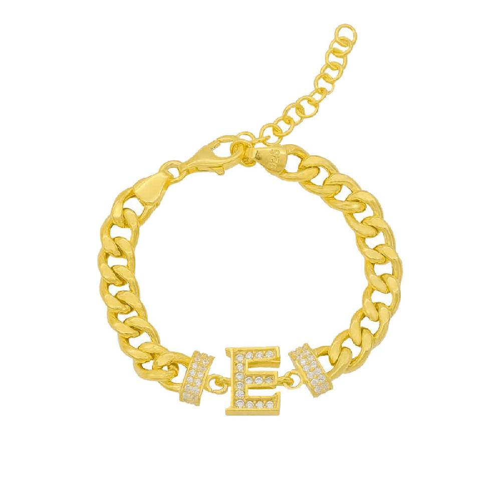 Kardelen Rio Zirkonia Buchstabe - 925 SILBER