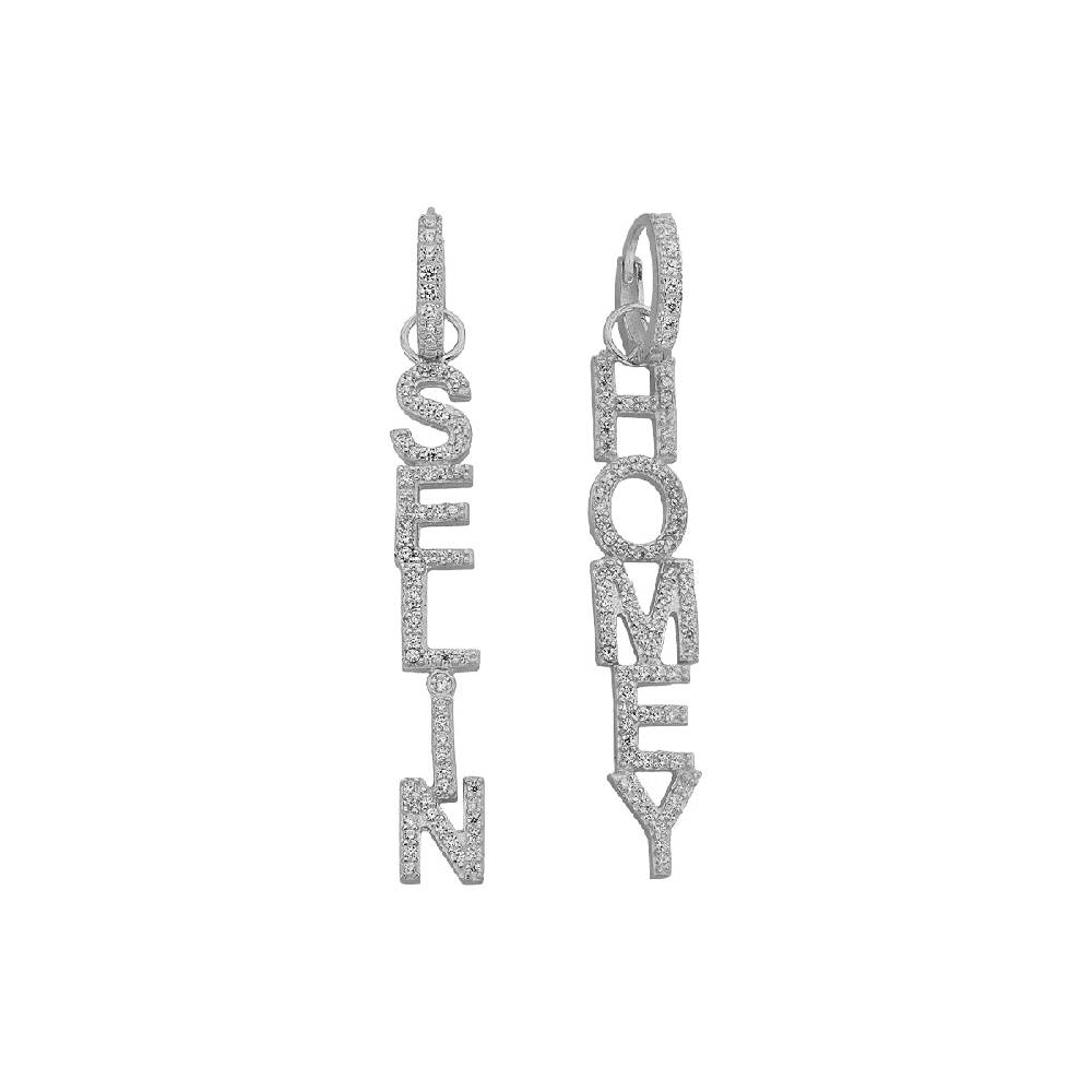 Kardelen Rosana Namensohrring - 925 SILBER