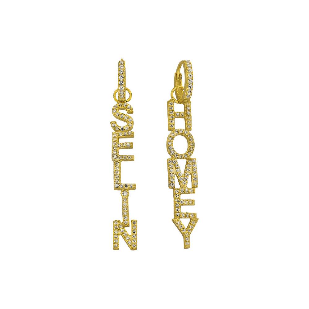 Kardelen Rosana Namensohrring - 925 SILBER