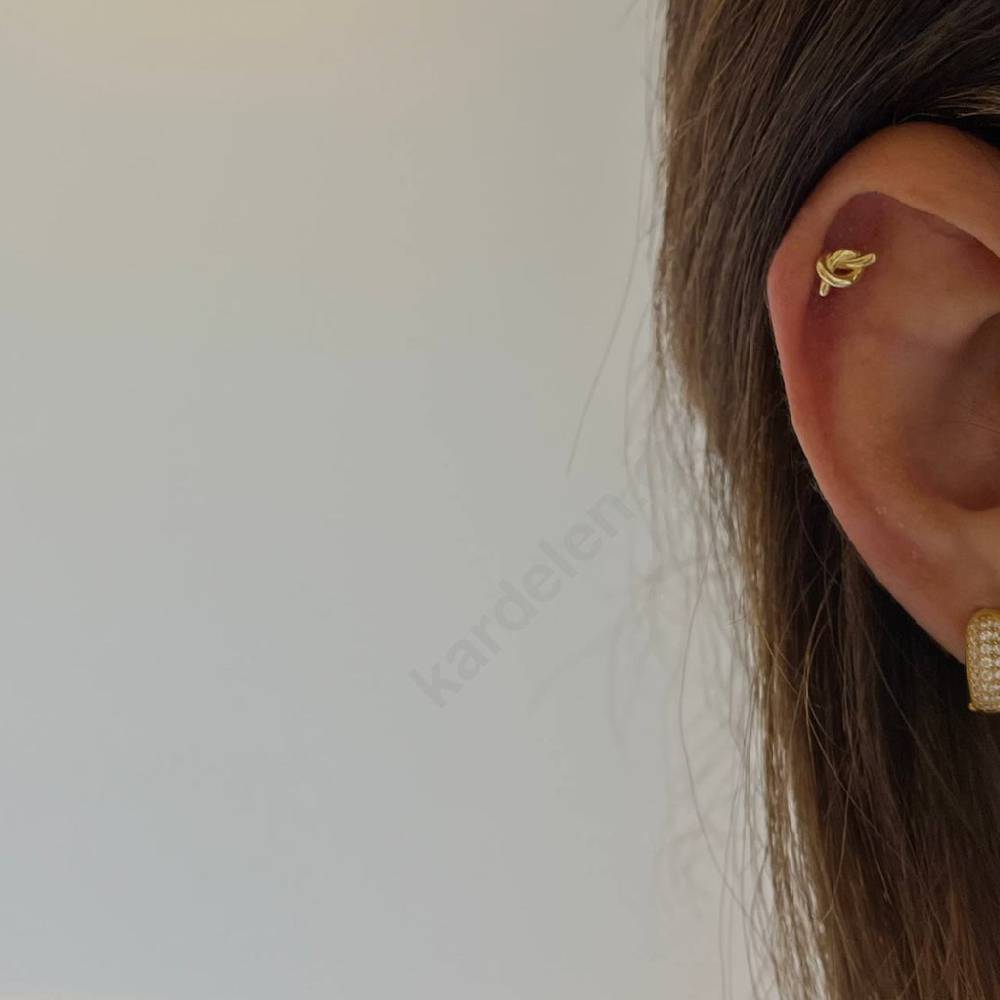 Kardelen Schleife Piercing - 925 SILBER