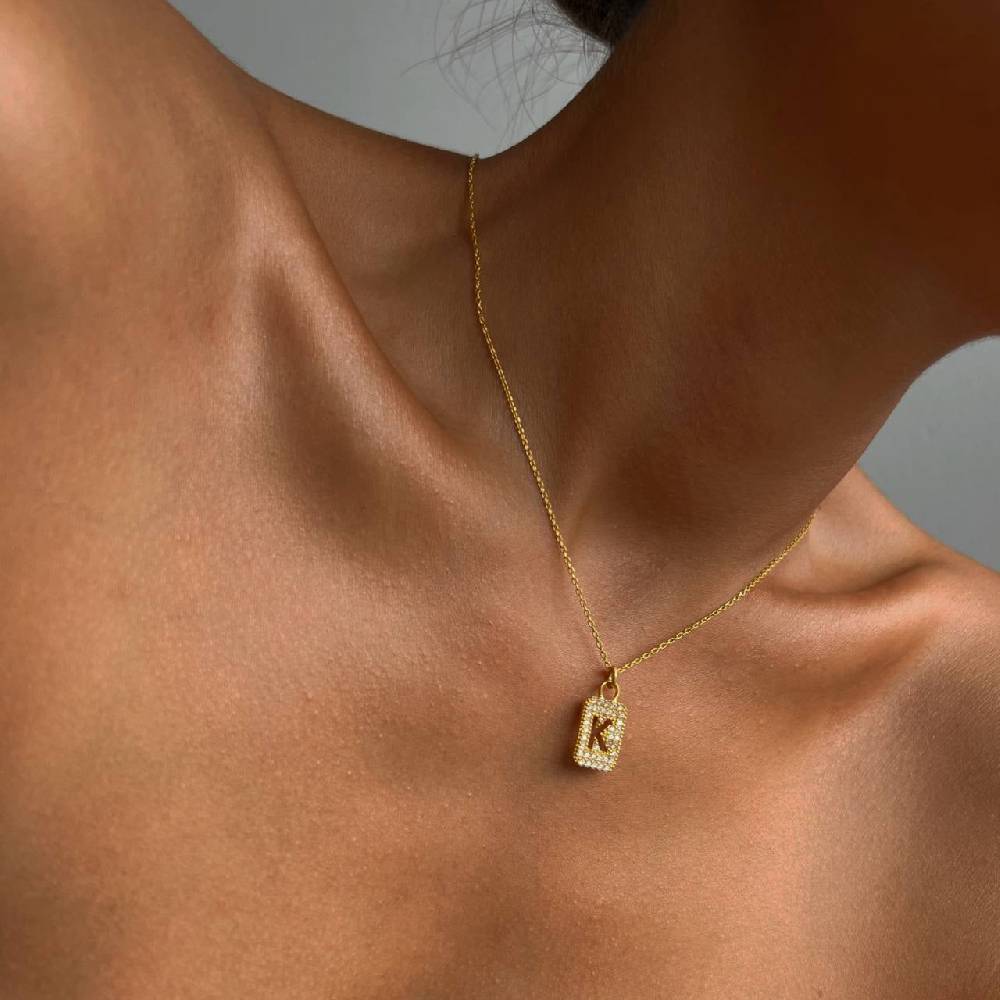 Kardelen SHINE LETTER HALSKETTE - 925 SILBER