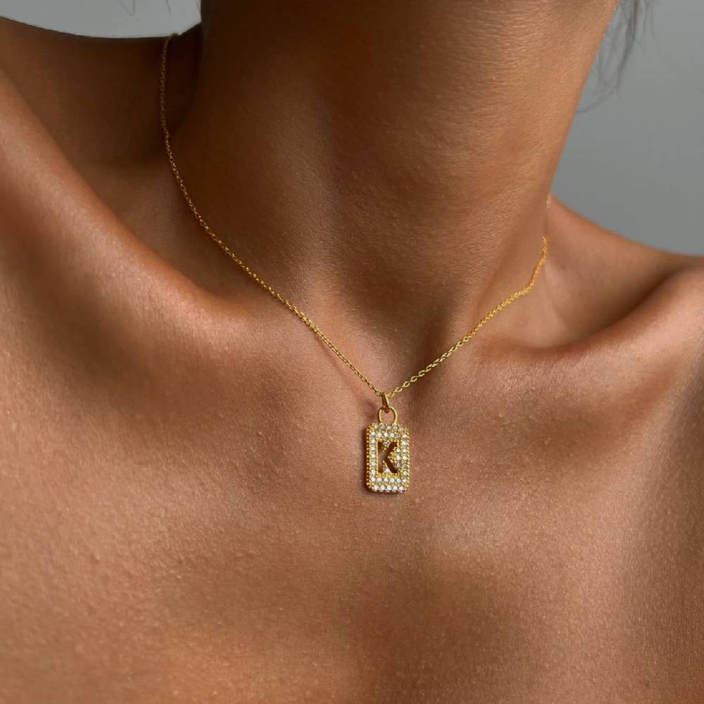 Kardelen SHINE LETTER HALSKETTE - 925 SILBER