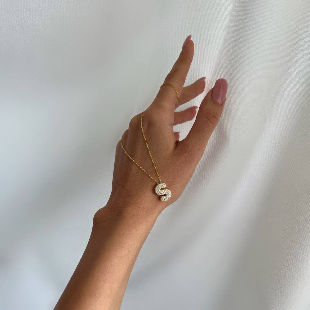 Kardelen SHINY NECKLACE - 925 SILBER