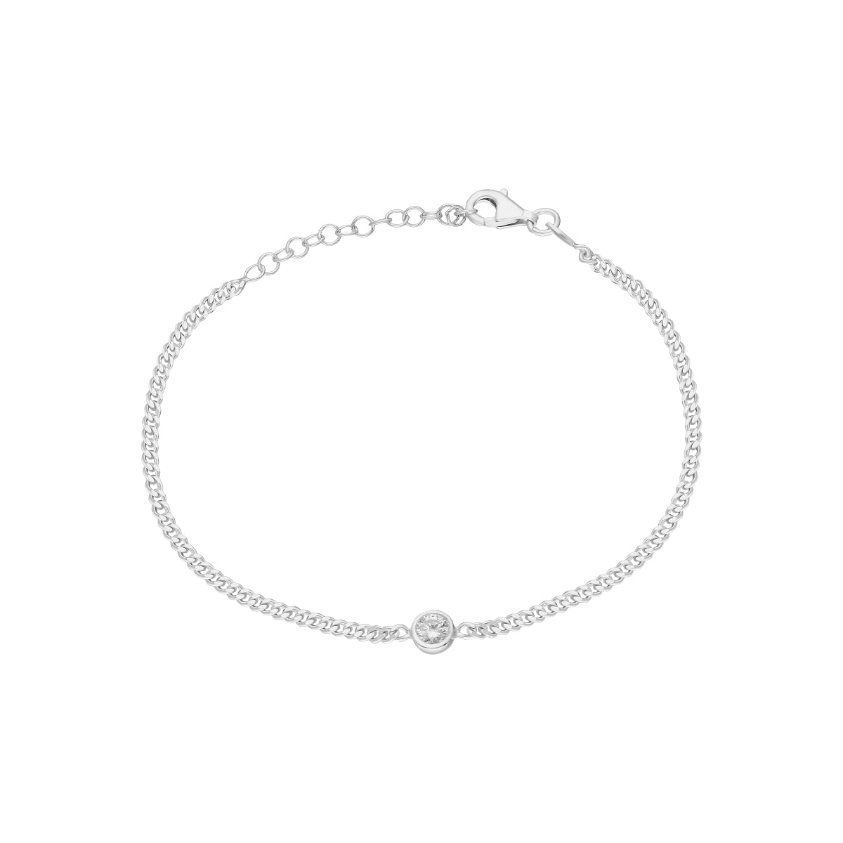 Kardelen Solitaire Armkette - 925 SILBER