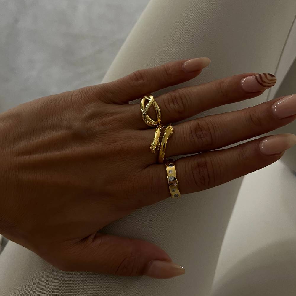 Kardelen Special Design Ring - 925 SILBER