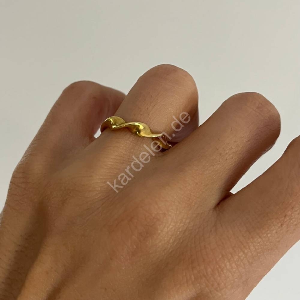 Kardelen Spiral Design Ring - 925 SILBER