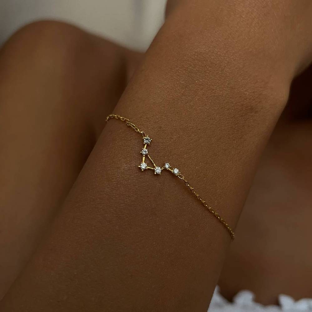 Kardelen STERNZEICHEN ARMKETTE - 925 SILBER