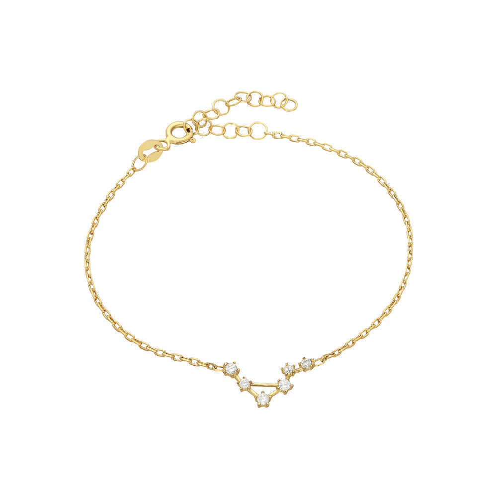 Kardelen STERNZEICHEN ARMKETTE - 925 SILBER