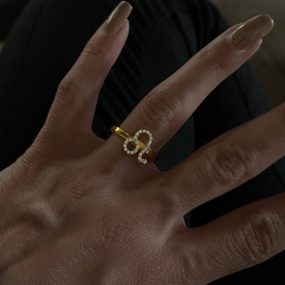 Kardelen Sternzeichen Ring - 925 SILBER