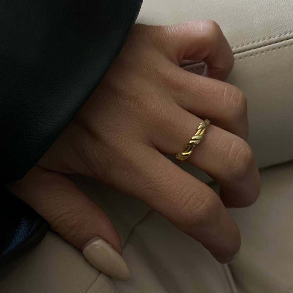 Kardelen String Ring - 925 SILBER