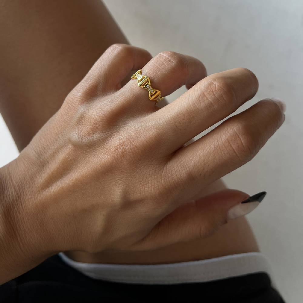 Kardelen Symbol Ring - 925 SILBER