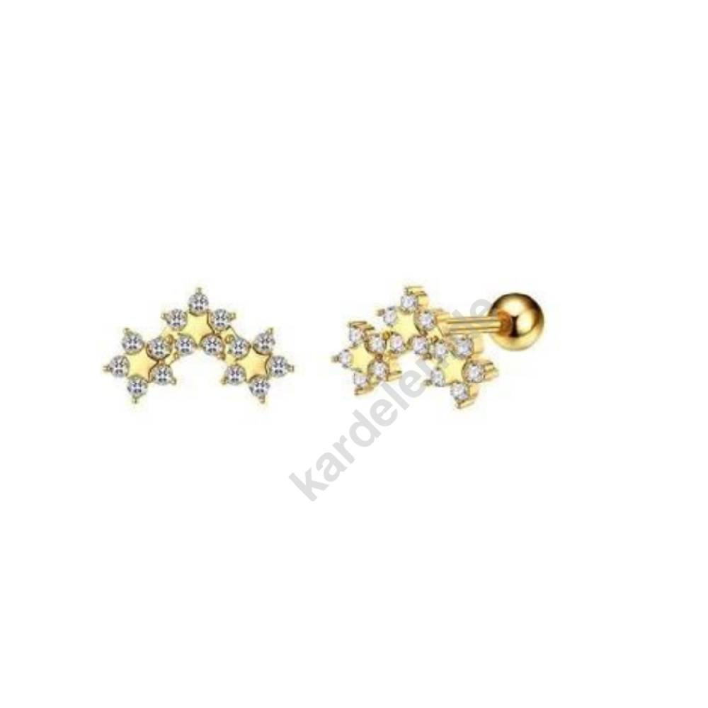 Kardelen Triple Flower Piercing
