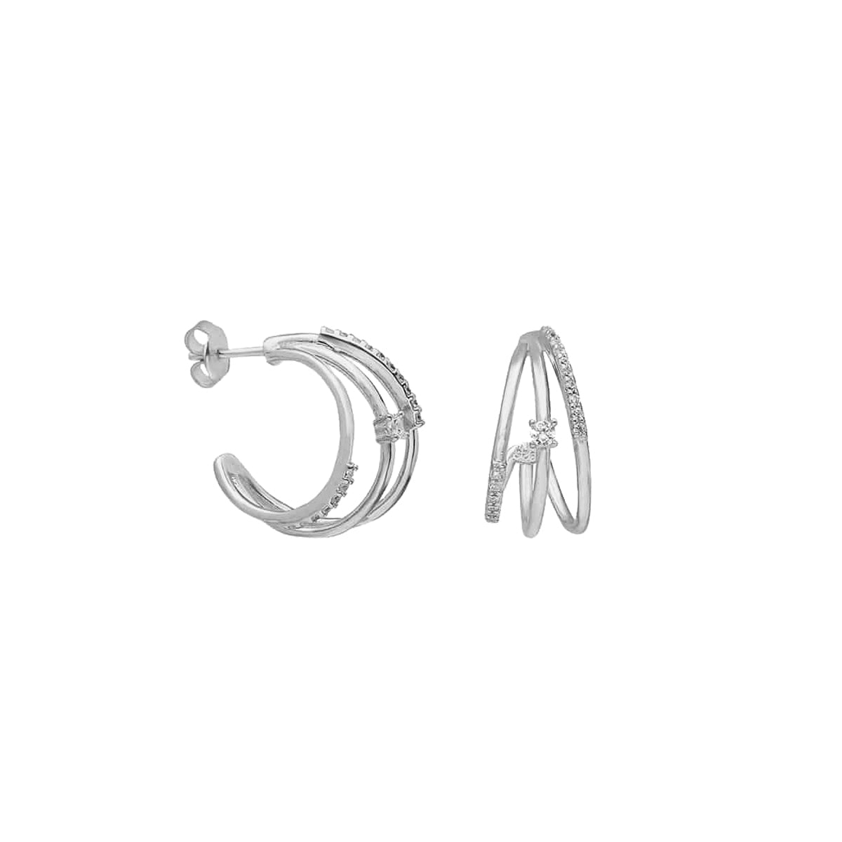 Kardelen Trois Rayons Ohrring - 925 SILBER