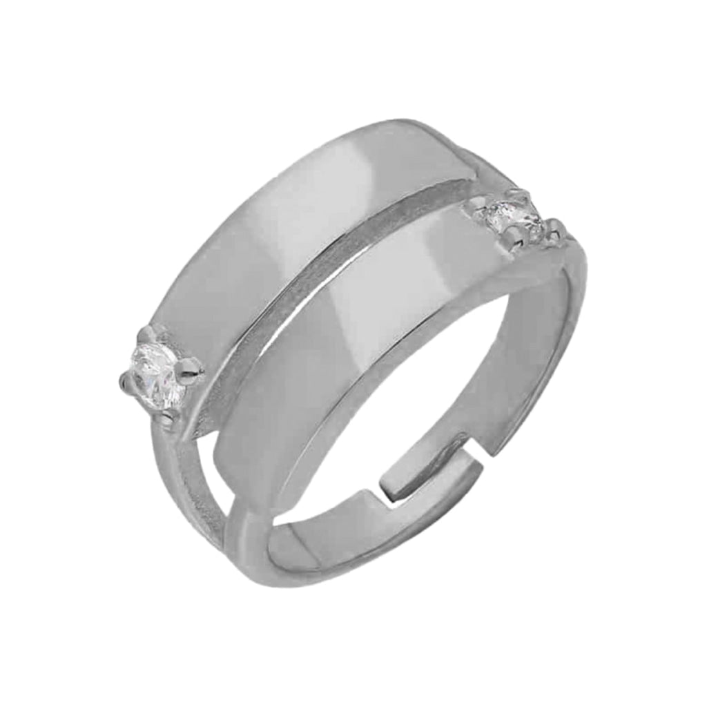 Kardelen Two Zirkonia Ring - 925 SILBER