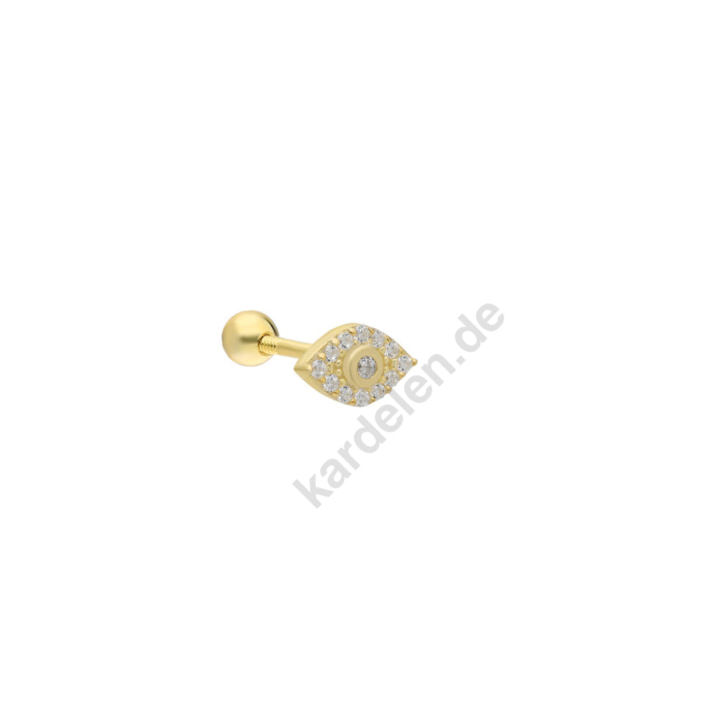 Kardelen Zirkonia Auge Piercing - 925 SILBER