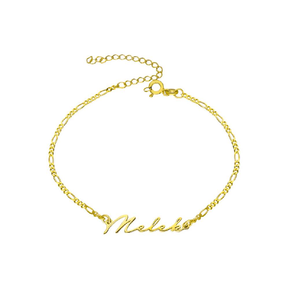 Kardelen Signatur Namens Armkette Figaro - 925 SILBER