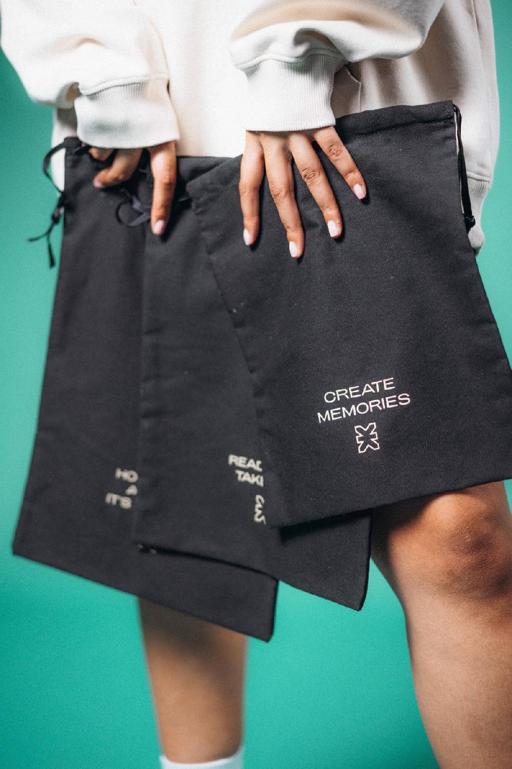 Karo Kauer 3er Pack Travel Bags Quotes