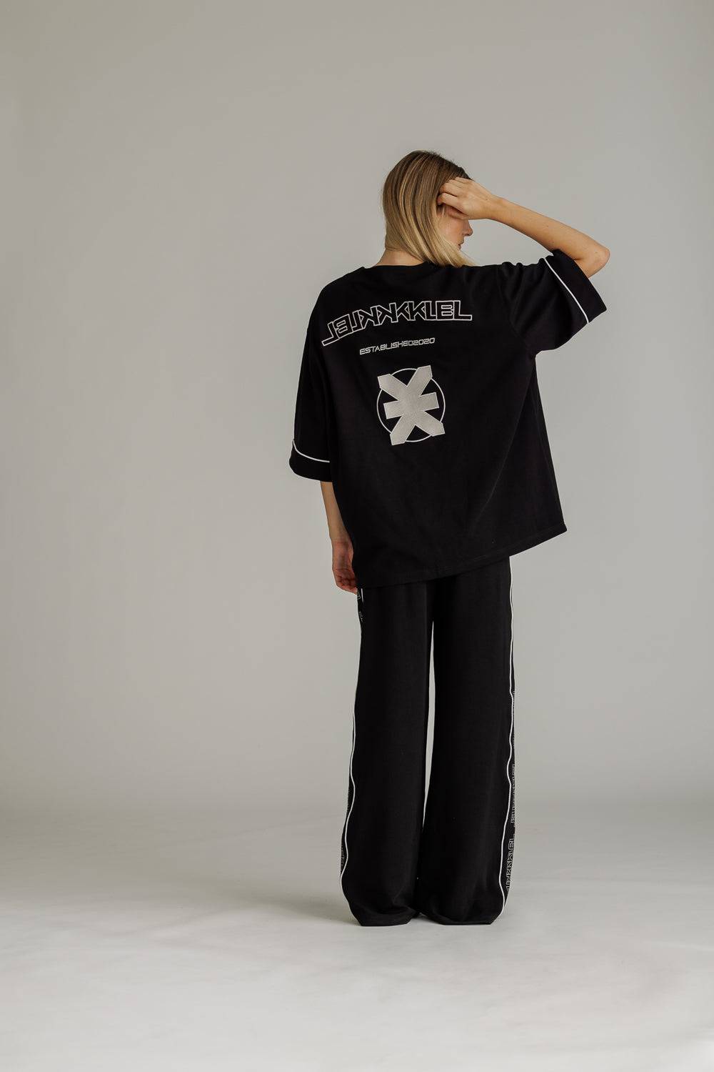 Karo Kauer Baseballshirt Black