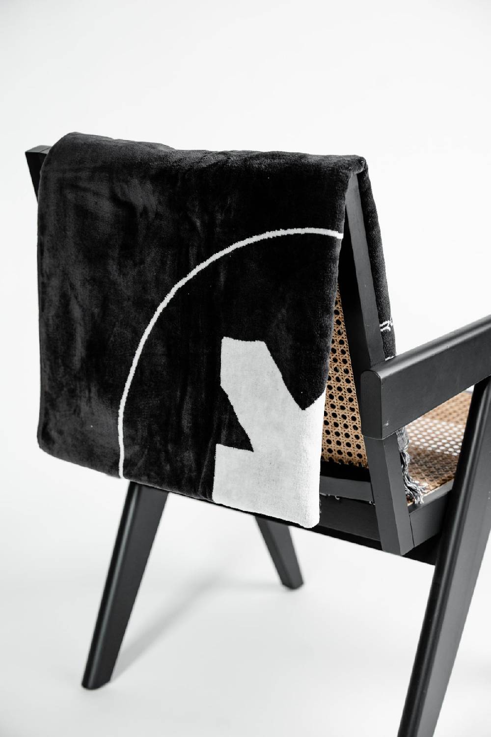 Karo Kauer Beach Towel Black Logo