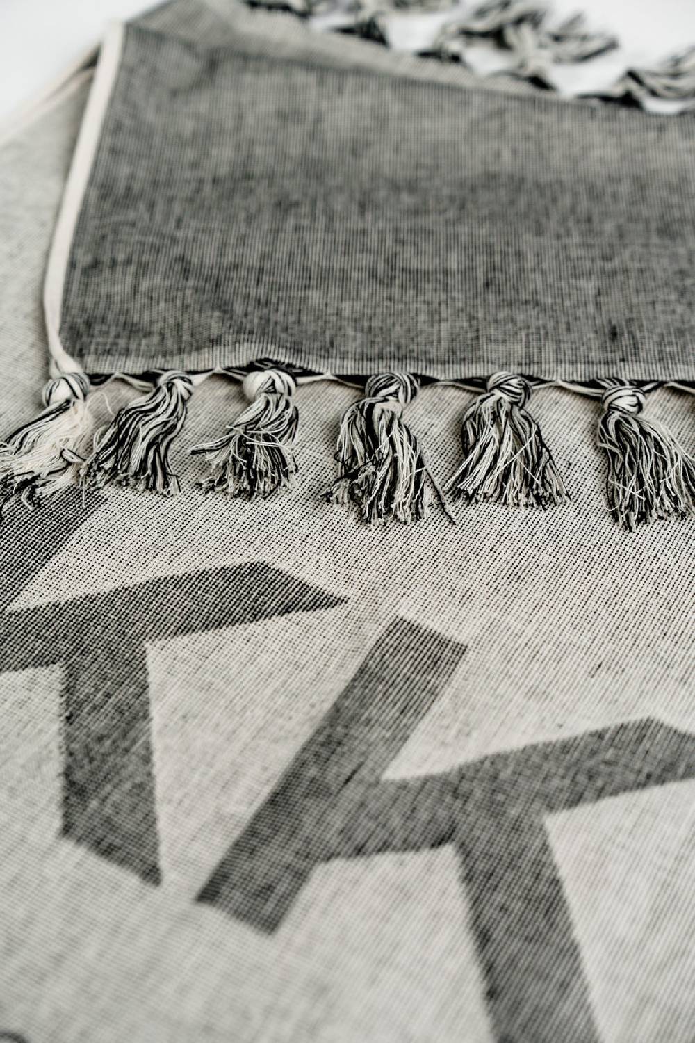 Karo Kauer Beach Towel Grey KKLBL