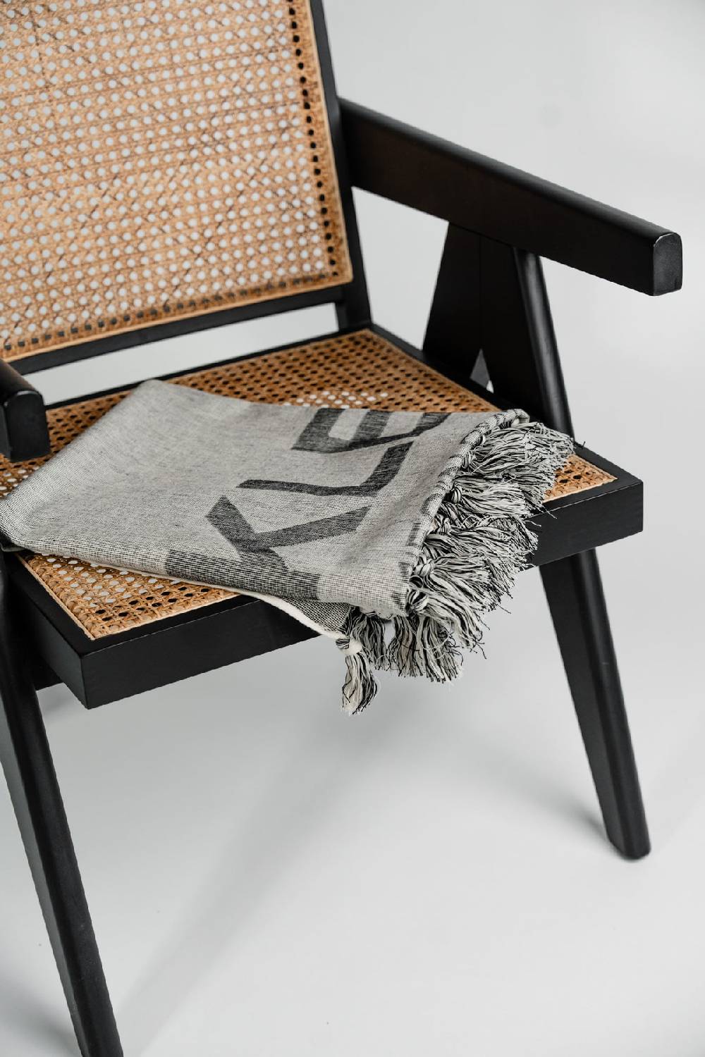 Karo Kauer Beach Towel Grey KKLBL