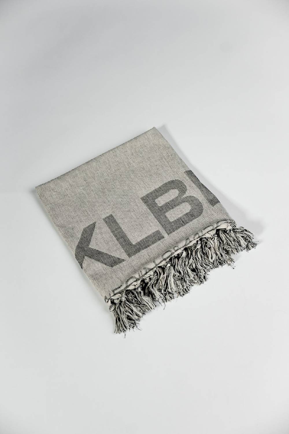 Karo Kauer Beach Towel Grey KKLBL