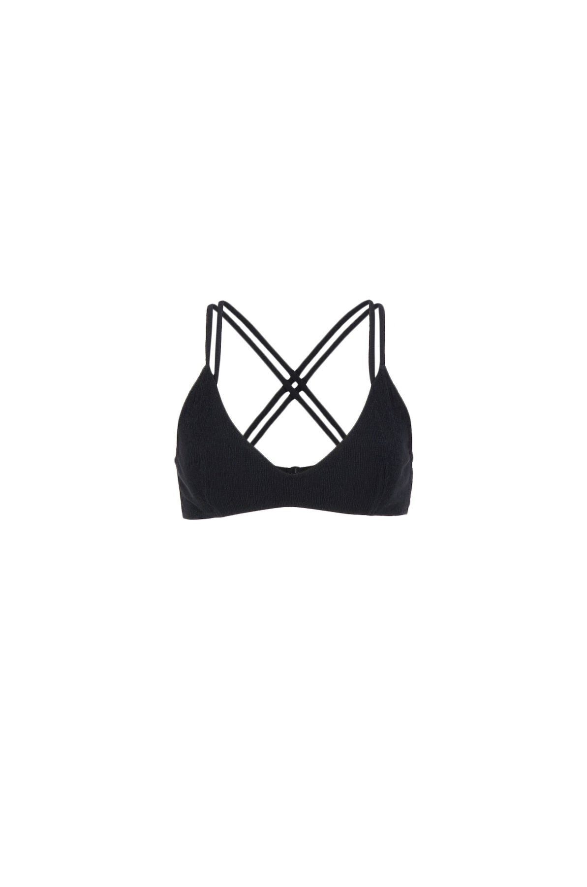 Karo Kauer Bikini Top Black