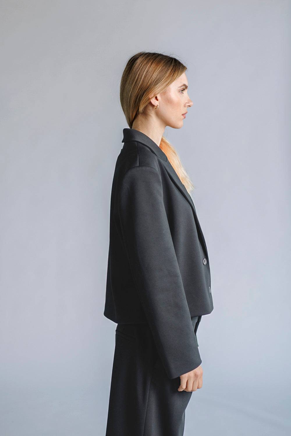 Karo Kauer Blazer Short Dark Grey