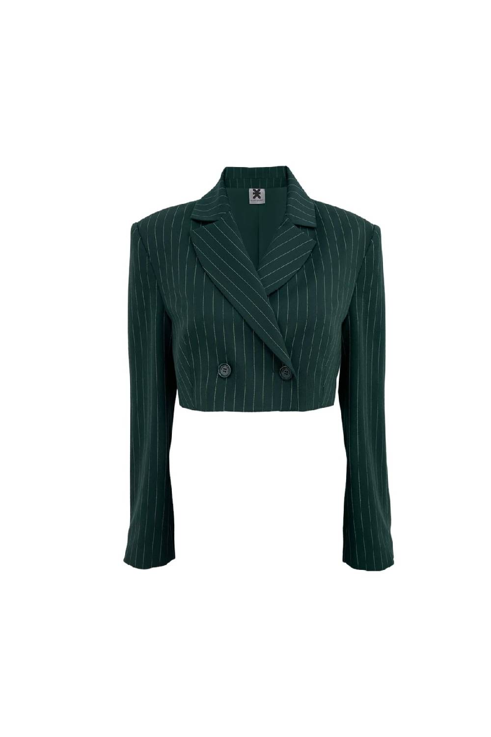 Karo Kauer Blazer Short Sapphire Green