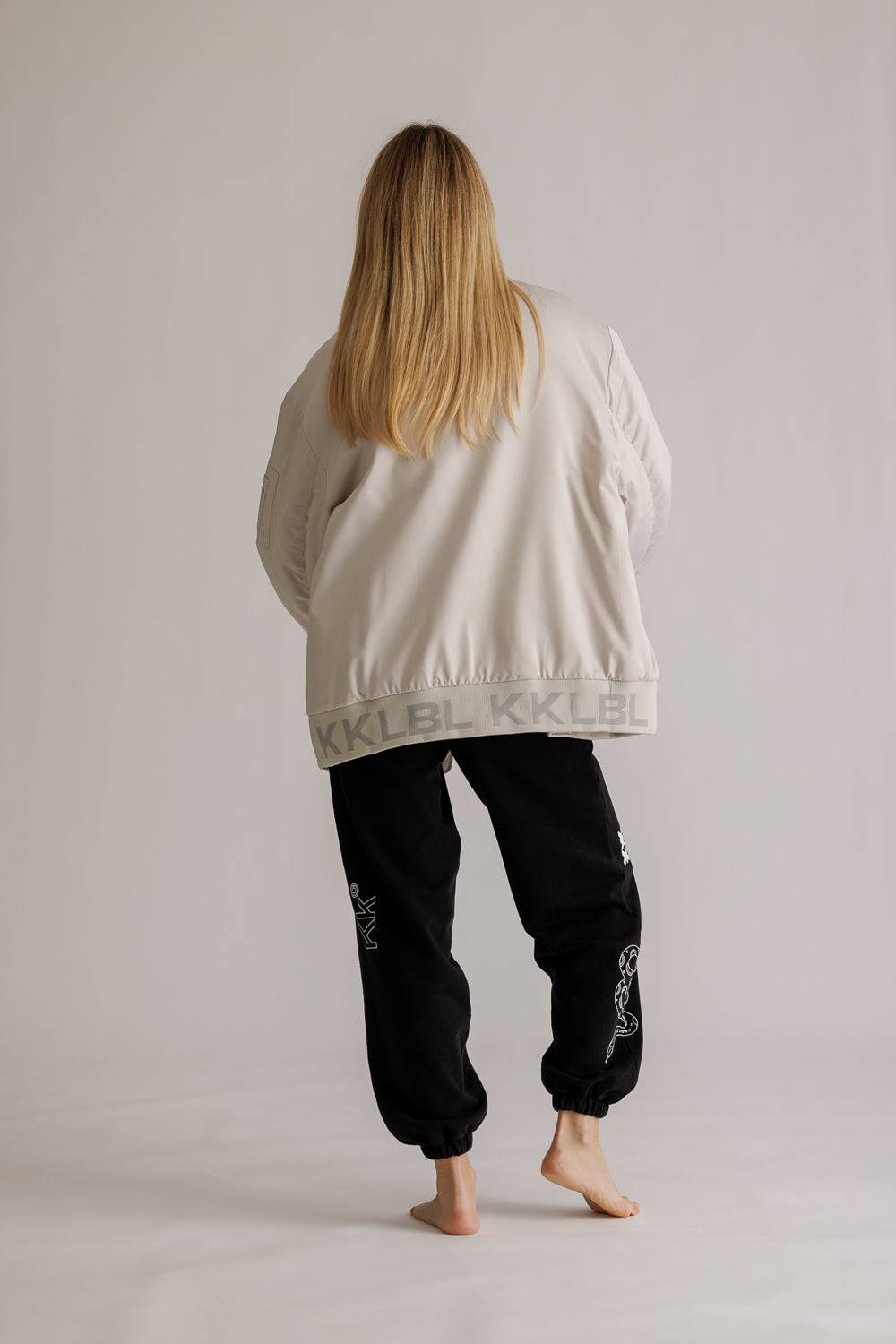 Karo Kauer Bomberjacket Silver Grey