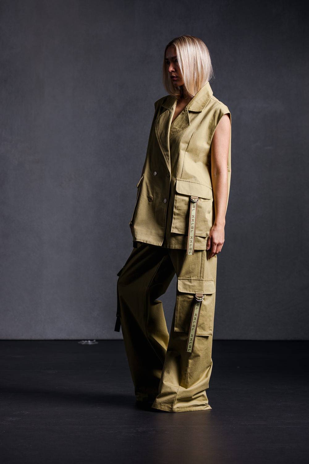 Karo Kauer Cargo Pants Khaki