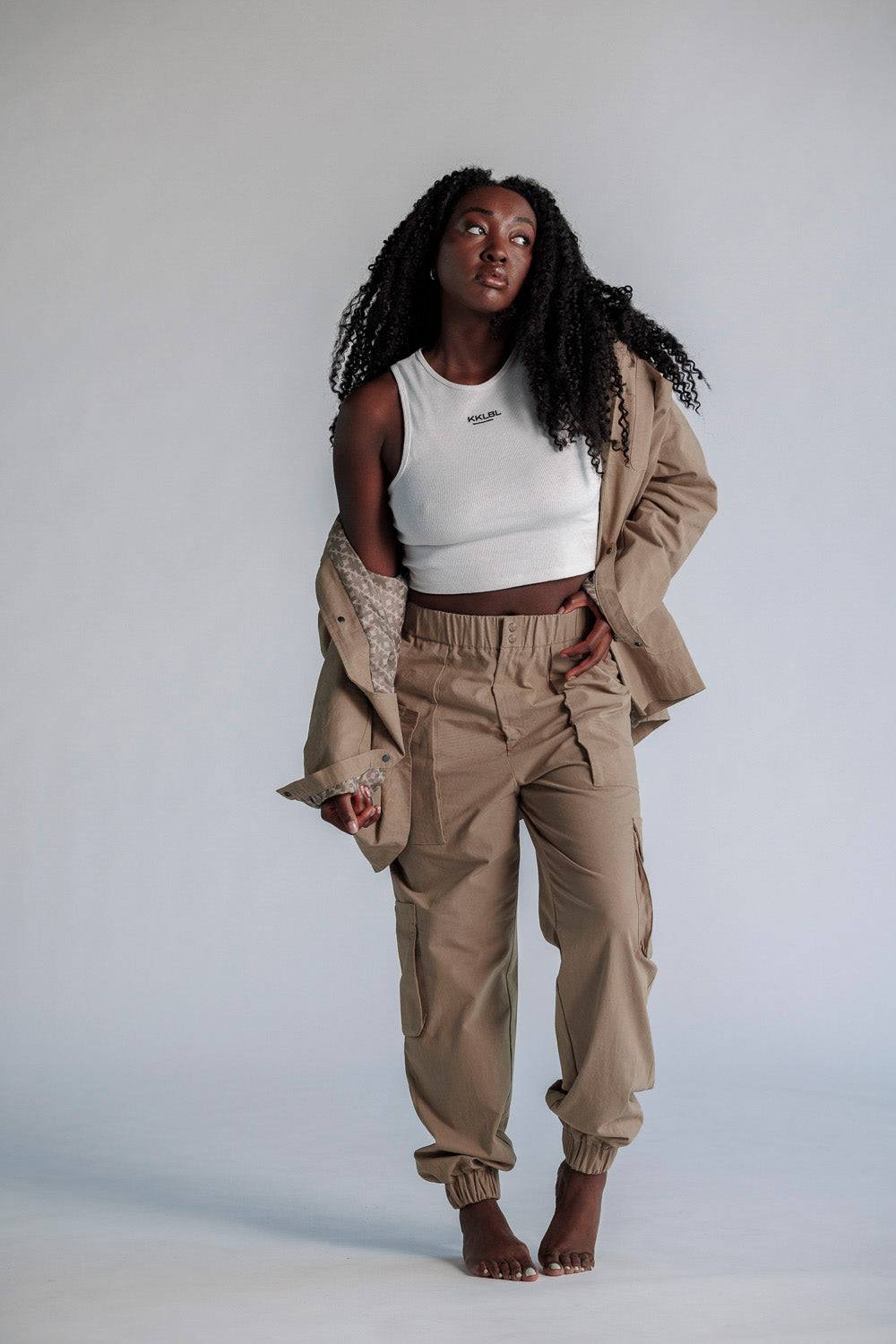 Karo Kauer Cargo Pants Mocca