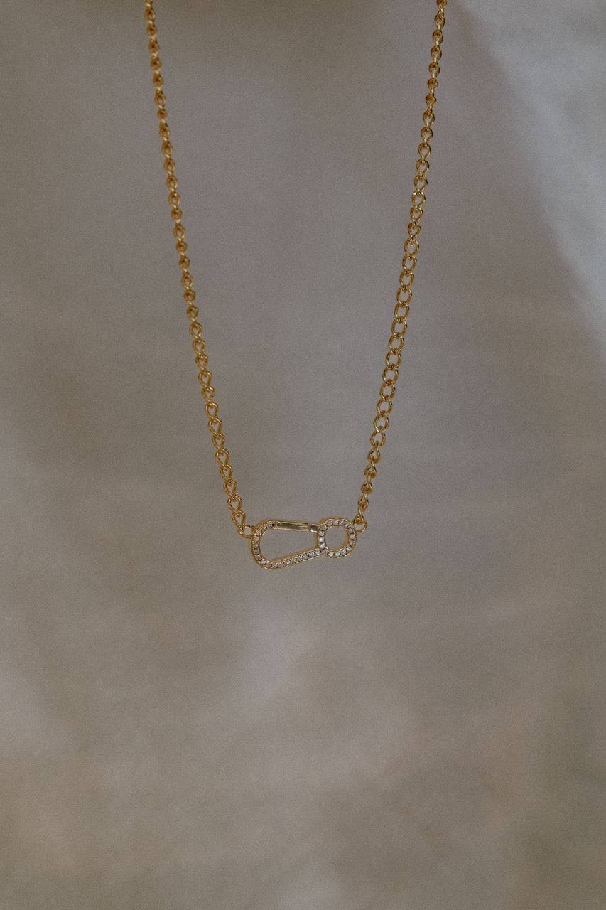 Karo Kauer Chain Carabiner Gold