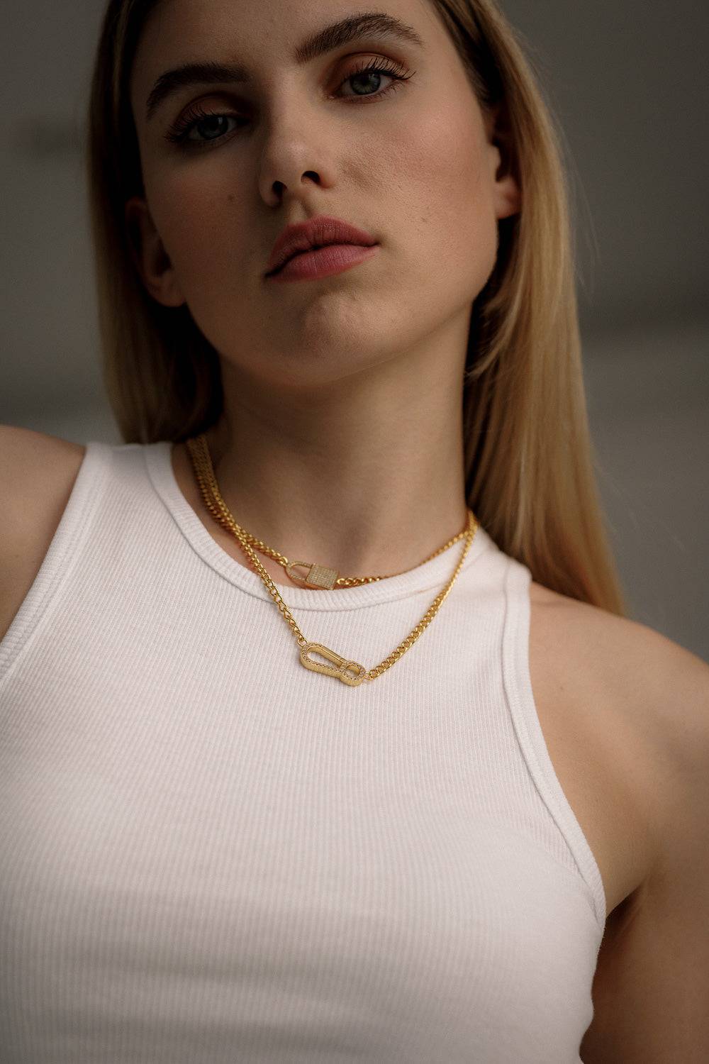 Karo Kauer Chain Carabiner Gold