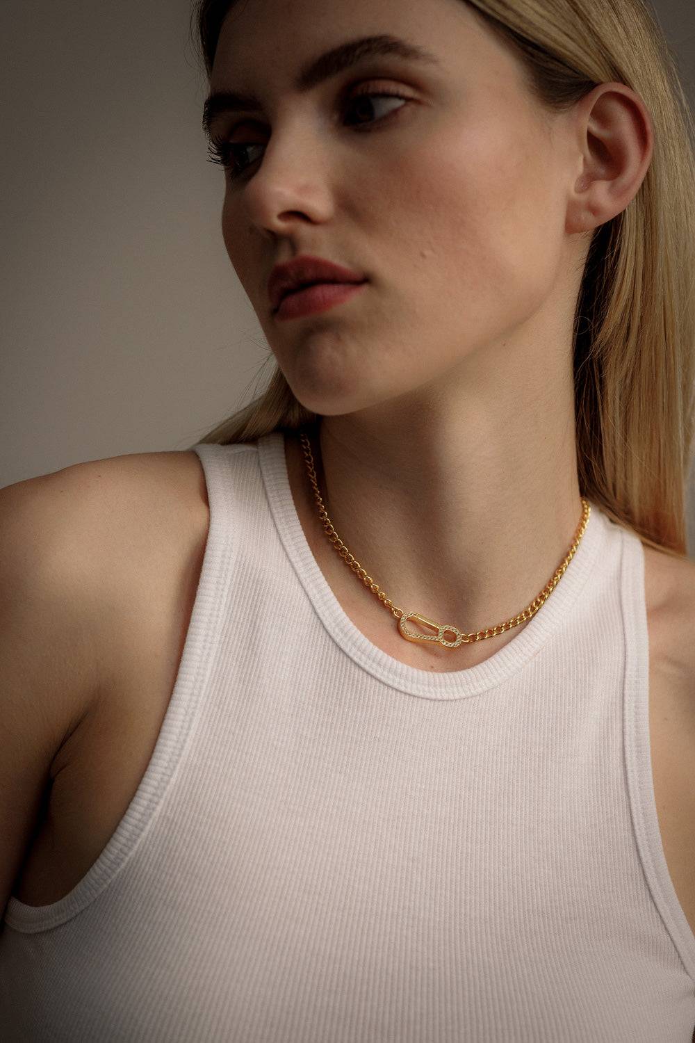 Karo Kauer Chain Carabiner Gold