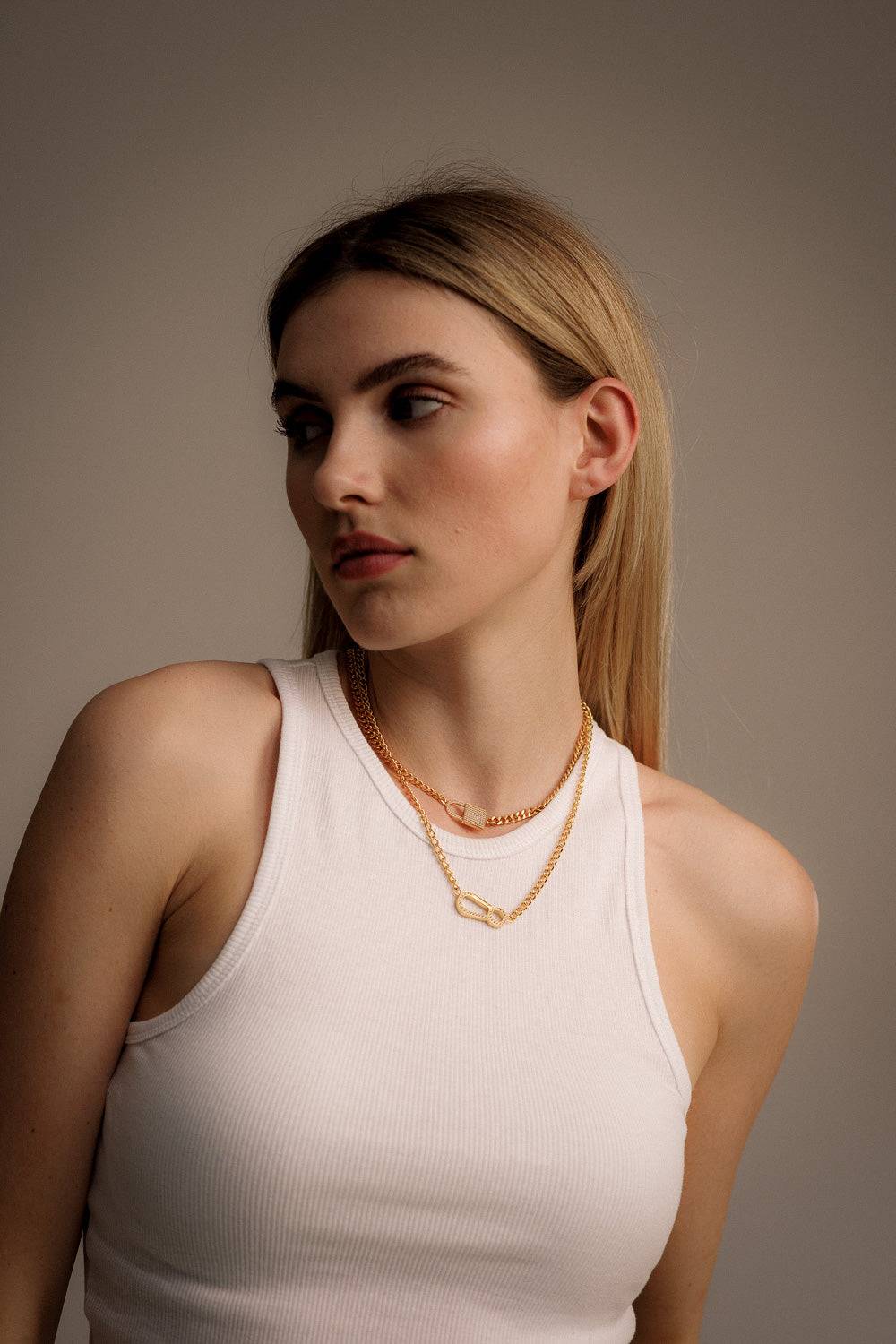 Karo Kauer Chain Lock Gold