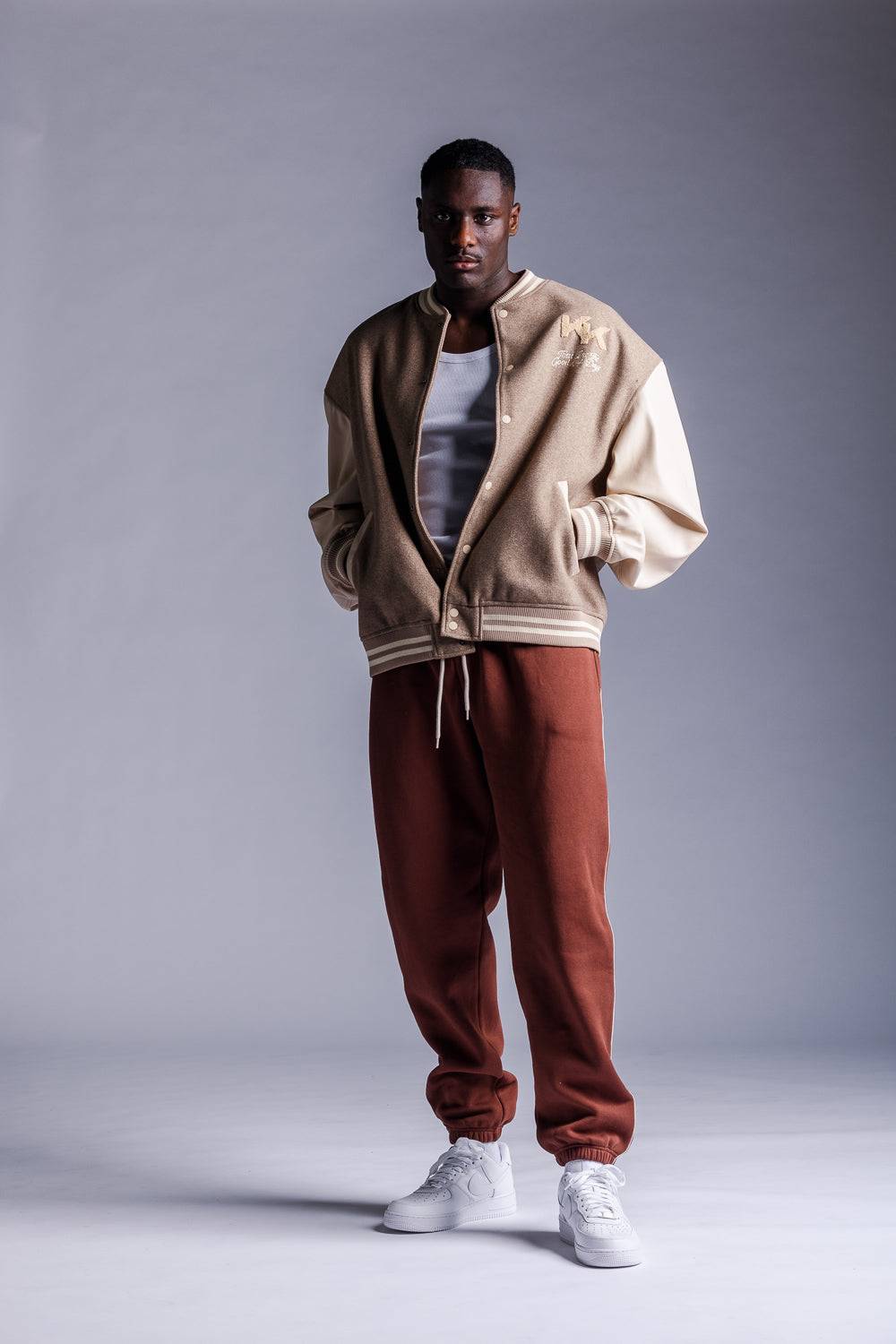 Karo Kauer College Jacket Beige