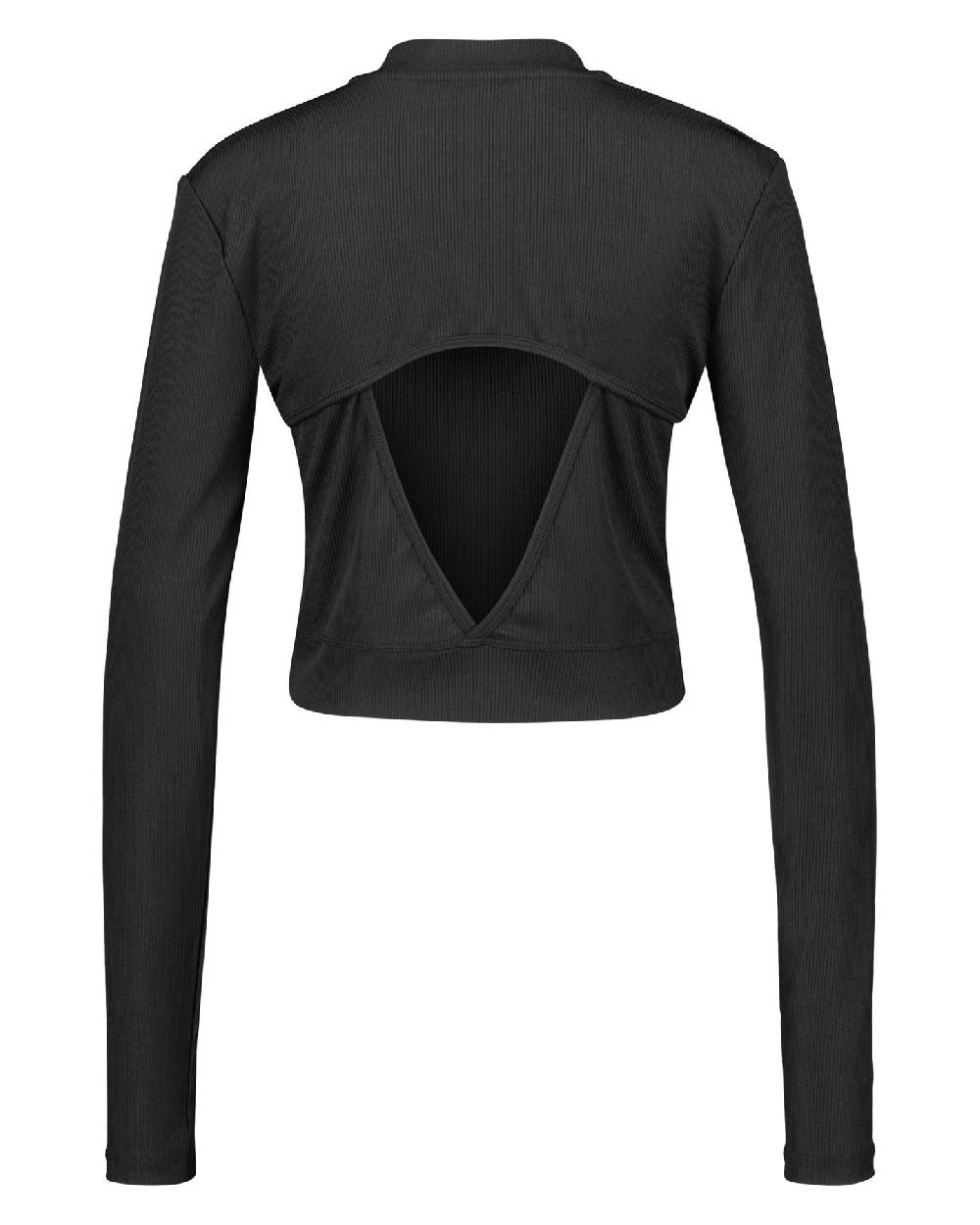 Karo Kauer Cropped Shirt Black