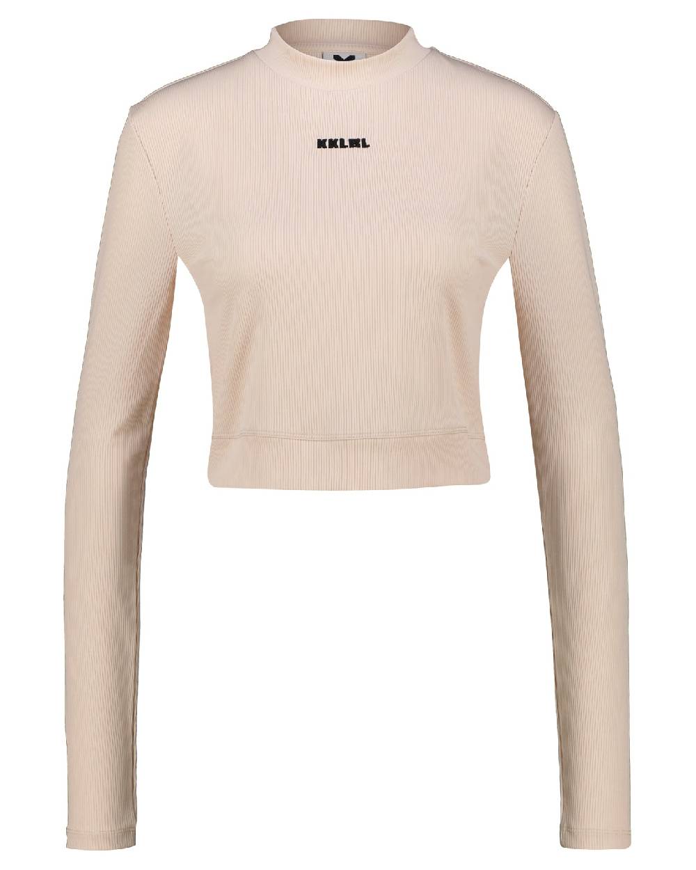 Karo Kauer Cropped Shirt White Pearl